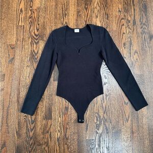 Abercrombie & Fitch Sweetheart Sweater Bodysuit